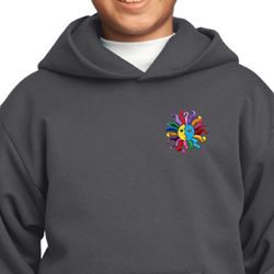 Kids Yoga Hoodie Hippie Sun Patch Pocket Print Hoody Kids Yoga Hoodie Hippie Sun Patch Pocket Print Hoody
