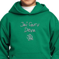 Kids Yoga Hoodie Jai Guru Deva Hoody