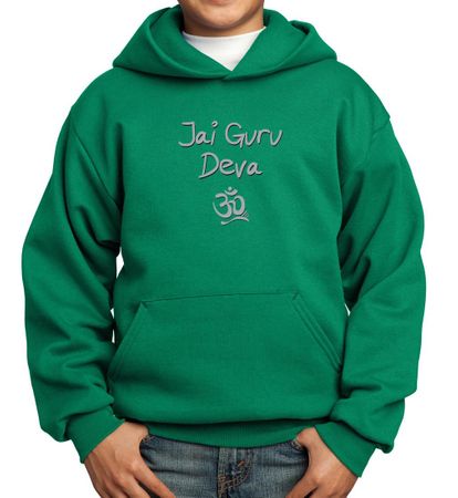 Kids Yoga Hoodie Jai Guru Deva Hoody
