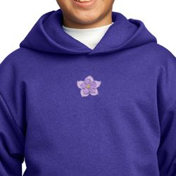Kids Yoga Hoodie Layered Flower Patch Hoody
