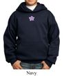 Kids Yoga Hoodie Layered Flower Patch Hoody