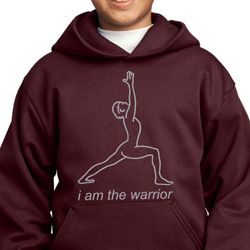 Kids Yoga Hoodie Line Warrior Hoody