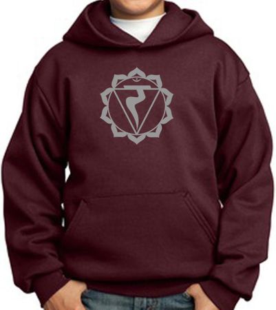 Kids Yoga Hoodie Manipura Chakra Meditation Youth Hoody