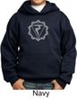 Kids Yoga Hoodie Manipura Chakra Meditation Youth Hoody
