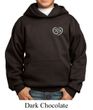 Kids Yoga Hoodie OM Heart Pocket Print Hoody