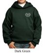 Kids Yoga Hoodie OM Heart Pocket Print Hoody