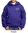 Kids Yoga Hoodie OM Heart Pocket Print Hoody