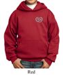 Kids Yoga Hoodie OM Heart Pocket Print Hoody