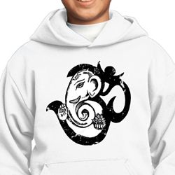 Kids Yoga Hoodie Om Mashup Hoody