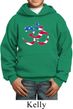 Kids Yoga Hoodie Patriotic Om Hoody