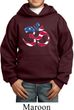 Kids Yoga Hoodie Patriotic Om Hoody