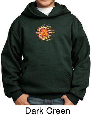 Kids Yoga Hoodie Sleeping Sun Meditation Youth Hoody
