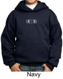 Kids Yoga Hoodie Sweatshirt AJNA Chakra Meditation Youth Hoody