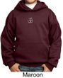 Kids Yoga Hoodie Sweatshirt Aum Hindu Patch Meditation Youth Hoody