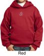 Kids Yoga Hoodie Sweatshirt Aum Hindu Patch Meditation Youth Hoody