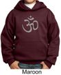 Kids Yoga Hoodie Sweatshirt Aum Symbol Meditation Youth Hoody