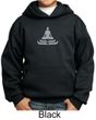 Kids Yoga Hoodie Sweatshirt Lotus Pose Meditation Youth Hoody