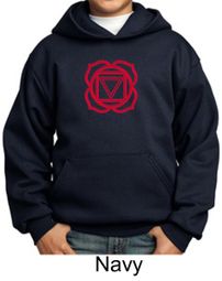Kids Yoga Hoodie Sweatshirt Muladhara Root Chakra Youth Hoody