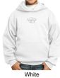 Kids Yoga Hoodie Sweatshirt Namaste Small Print Youth Hoody
