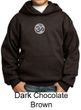 Kids Yoga Hoodie Sweatshirt  Om Symbol Small Print Youth Hoody