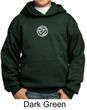 Kids Yoga Hoodie Sweatshirt  Om Symbol Small Print Youth Hoody
