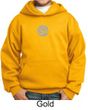 Kids Yoga Hoodie Sweatshirt  Om Symbol Small Print Youth Hoody