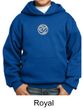 Kids Yoga Hoodie Sweatshirt  Om Symbol Small Print Youth Hoody