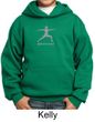 Kids Yoga Hoodie Sweatshirt Warrior 2 Pose Meditation Youth Hoody