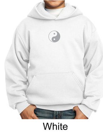 Kids Yoga Hoodie Sweatshirt Yin Yang Meditation Youth Hoody