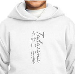 Kids Yoga Hoodie Tadasana Mountain Pose Youth Hoody