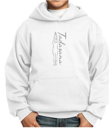 Kids Yoga Hoodie Tadasana Mountain Pose Youth Hoody