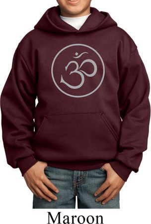 Kids Yoga Hoodie Thin OM Hoody