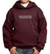 Kids Yoga Hoodie Warrior Text Hoody