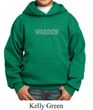 Kids Yoga Hoodie Warrior Text Hoody