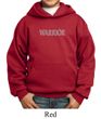 Kids Yoga Hoodie Warrior Text Hoody