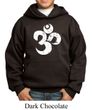 Kids Yoga Hoodie White Distressed OM Hoody
