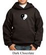 Kids Yoga Hoodie Yin Yang Heart Small Print Hoody