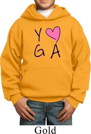 Kids Yoga Hoodie Yoga Love Hoody