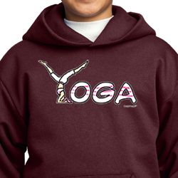 Kids Yoga Hoodie Yoga Spelling Hoody