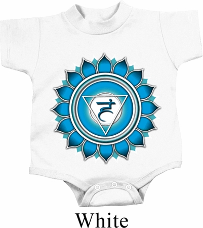 Kids Yoga Romper Blue Vishuddha Onesie