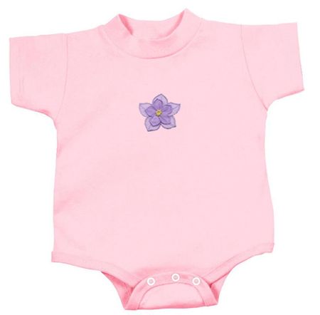 Kids Yoga Romper Layered Flower Patch Onesie