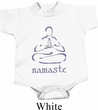 Kids Yoga Romper Namaste Lotus Pose Onesie