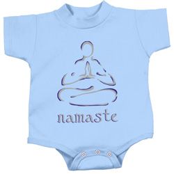Kids Yoga Romper Namaste Lotus Pose Onesie
