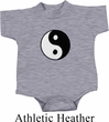 Kids Yoga Romper Yin Yang Patch Small Print Onesie