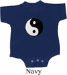 Kids Yoga Romper Yin Yang Patch Small Print Onesie
