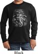 Kids Yoga Shirt 3D Ganesha Darks Long Sleeve Tee T-Shirt