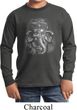 Kids Yoga Shirt 3D Ganesha Darks Long Sleeve Tee T-Shirt