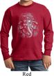 Kids Yoga Shirt 3D Ganesha Darks Long Sleeve Tee T-Shirt