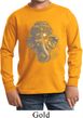 Kids Yoga Shirt 3D Ganesha Lights Long Sleeve Tee T-Shirt