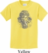 Kids Yoga Shirt 3D Ganesha Lights Tee T-Shirt